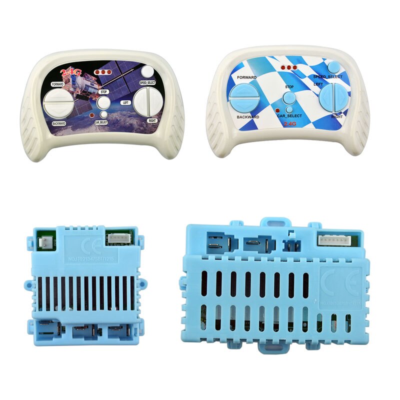 HAIZHIBAO-어린이 전기 자동차 리모콘 2.4G 아기 배터리 자동차 컨트롤러, 12V, 아기 야외 아기 자동차 액세서리